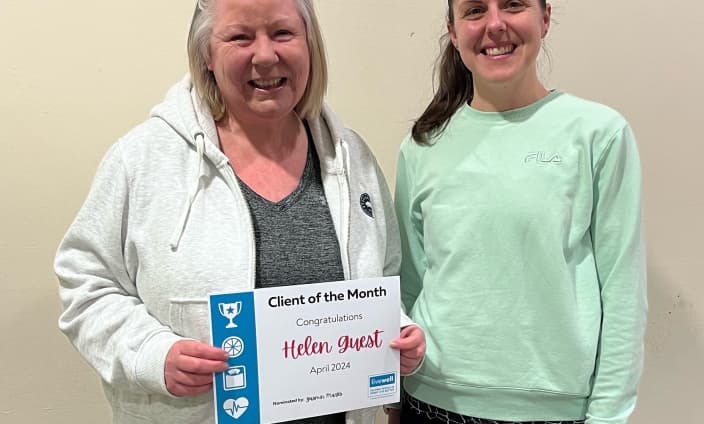April Client of the Month Helen